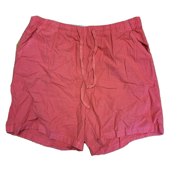 Classics Elements Pants - Classics Elements Shorts Womens XL/18 Pink Stretch Waist Cotton Pockets VTG